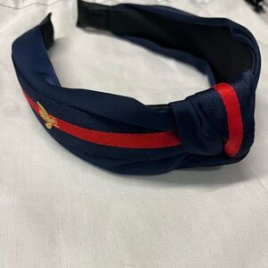 Bee print ribbon headband